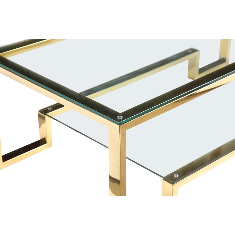 Z-Laurence Long Coffee Table Gold