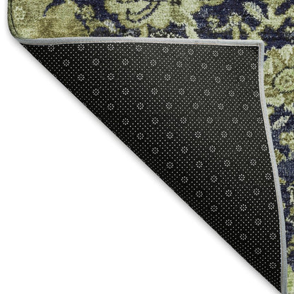 Premium Machine Washable Mayfield AMF1320 Green 3' x 5' Rug