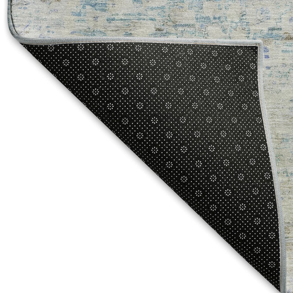 Premium Machine Washable Mayfield AMF1636 Brown 8' x 8' Round Rug