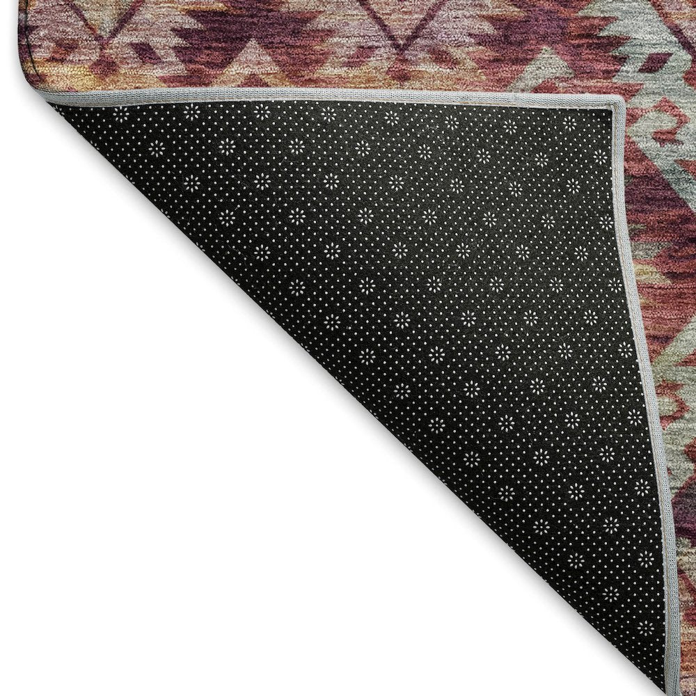 Premium Machine Washable Mayfield AMF1637 Orange 3' x 5' Rug