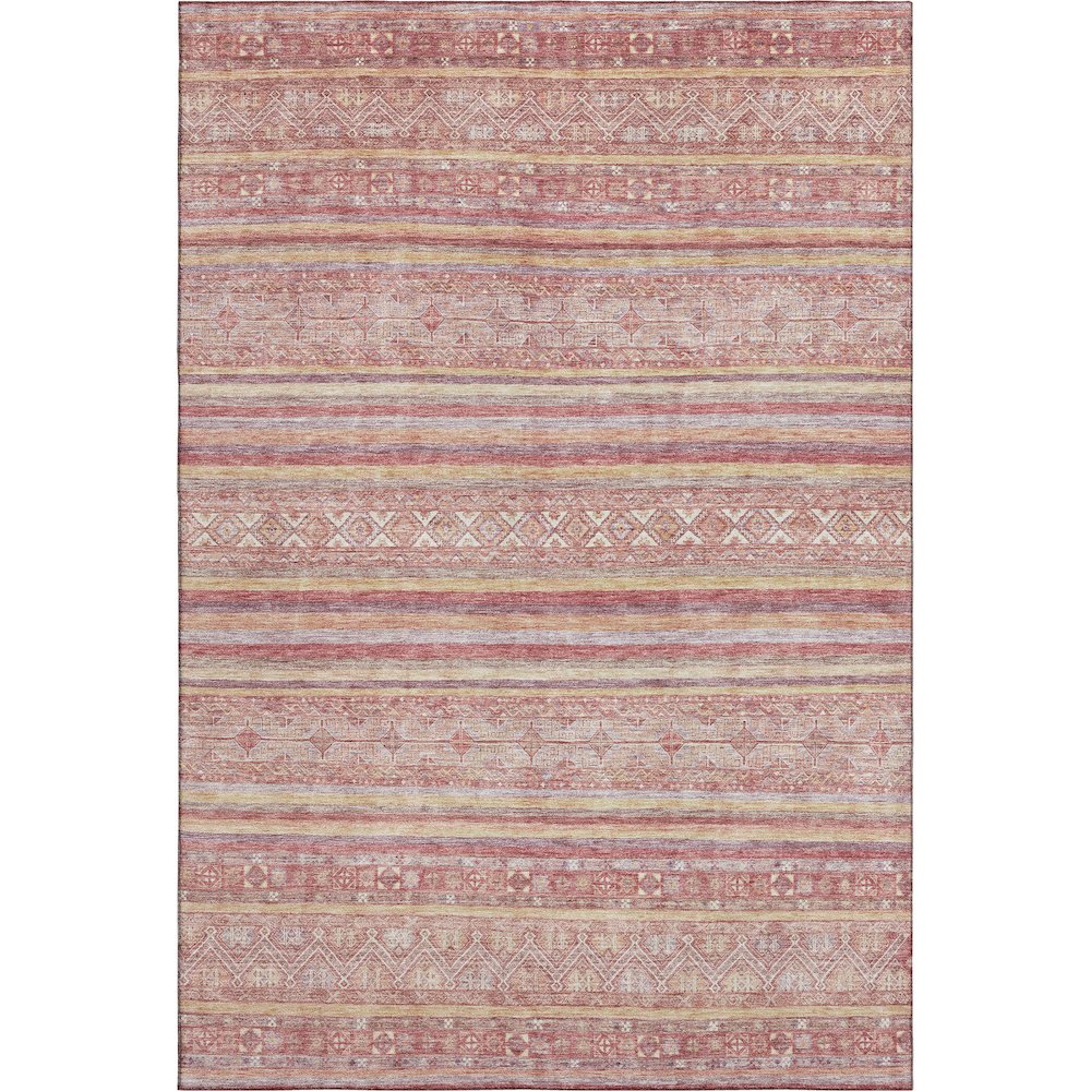 Premium Machine Washable Mayfield AMF1653 Orange 5' x 7'6" Rug