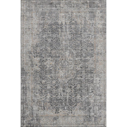 Premium Machine Washable Mayfield AMF1663 Gray 10' x 14' Rug