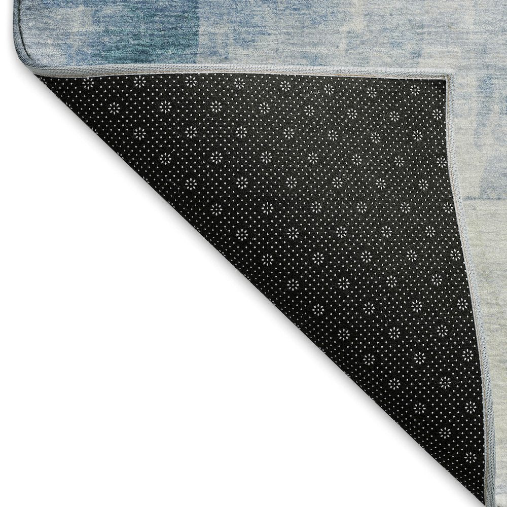 Premium Machine Washable Mayfield AMF1673 Blue 2'3" x 7'6" Runner Rug