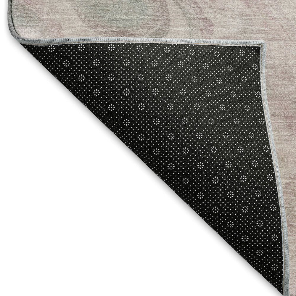 Premium Machine Washable Mayfield AMF1680 Pink 2'3" x 7'6" Runner Rug