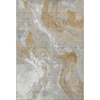 Premium Machine Washable Mayfield AMF1682 Gray 5' x 7'6" Rug