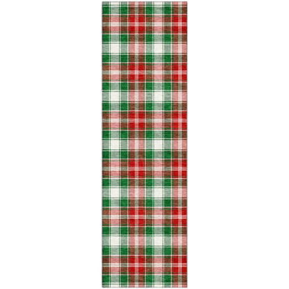 Premium Machine Washable Mayfield AMF1817 Green 2'3" x 7'6" Runner Rug