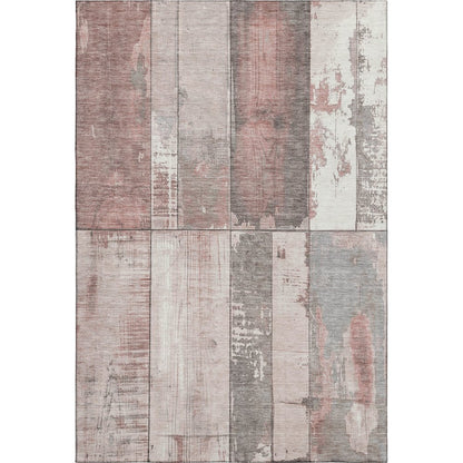 Premium Machine Washable Mayfield AMF1877 Orange 3' x 5' Rug