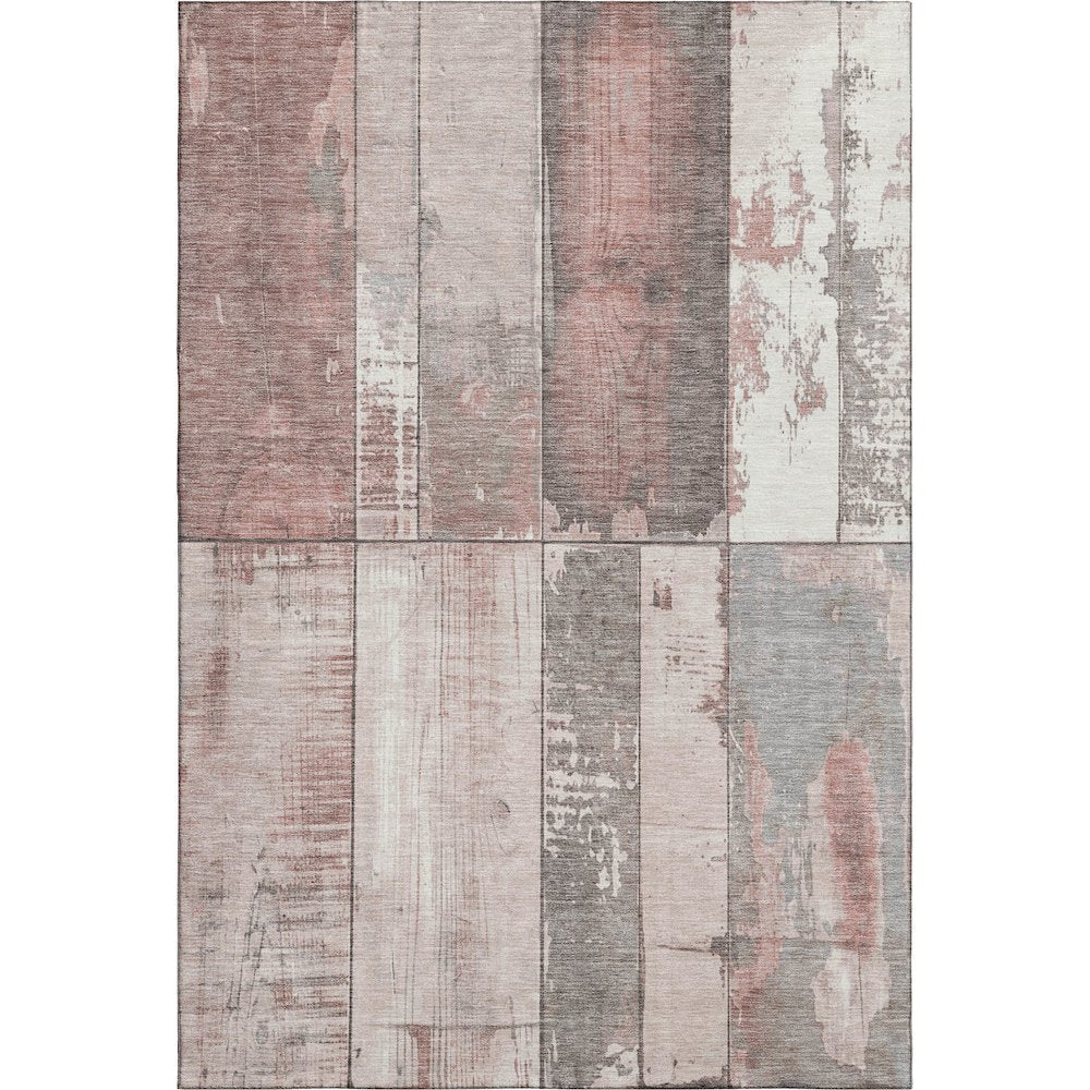 Premium Machine Washable Mayfield AMF1877 Orange 5' x 7'6" Rug