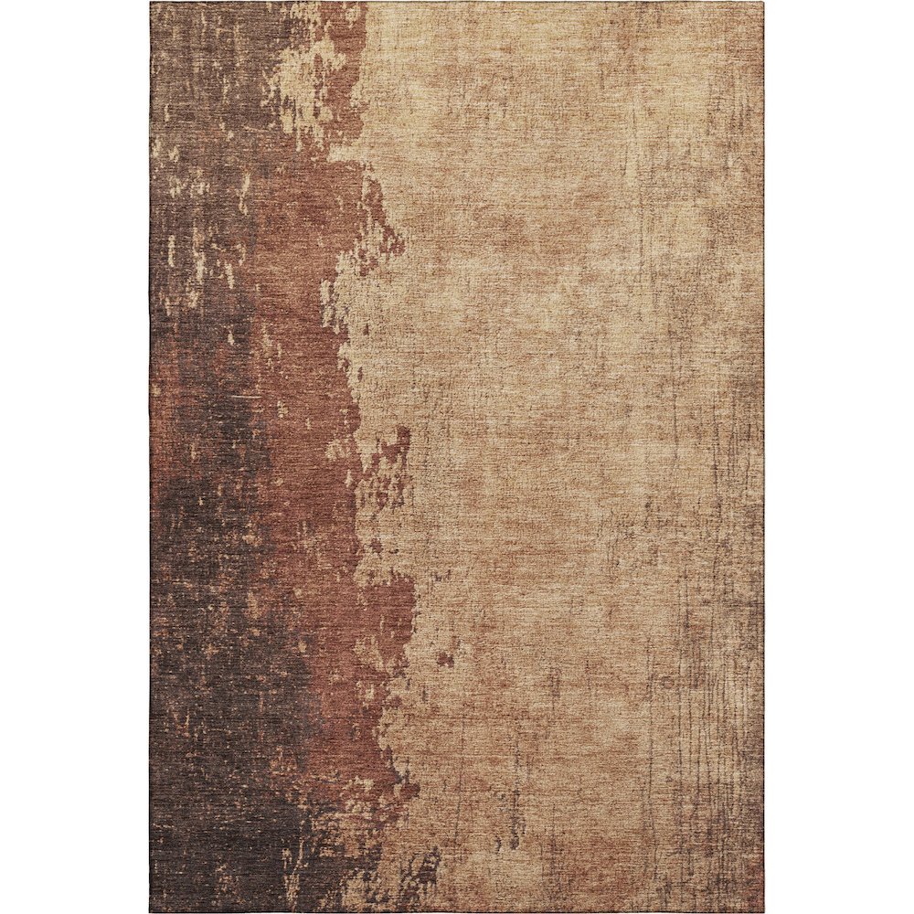 Premium Machine Washable Mayfield AMF1904 Orange 3' x 5' Rug