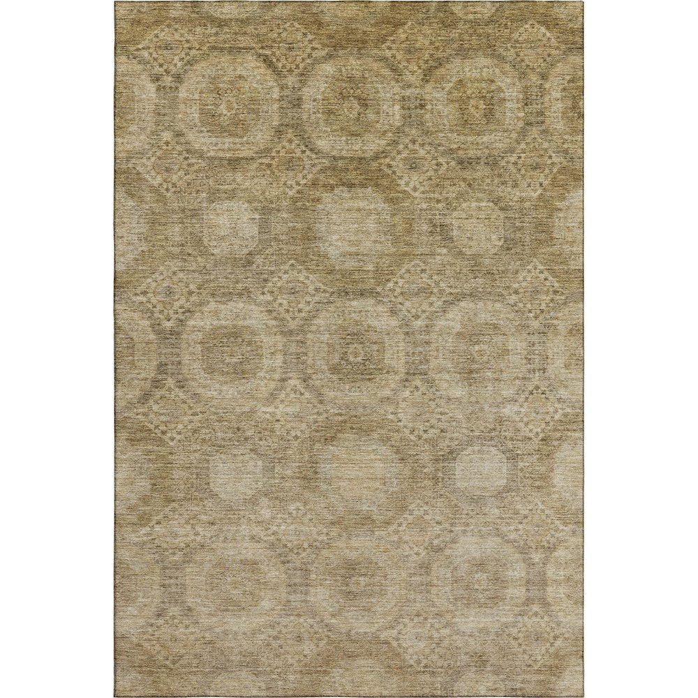 Premium Machine Washable Mayfield AMF1925 Brown 8' x 10' Rug