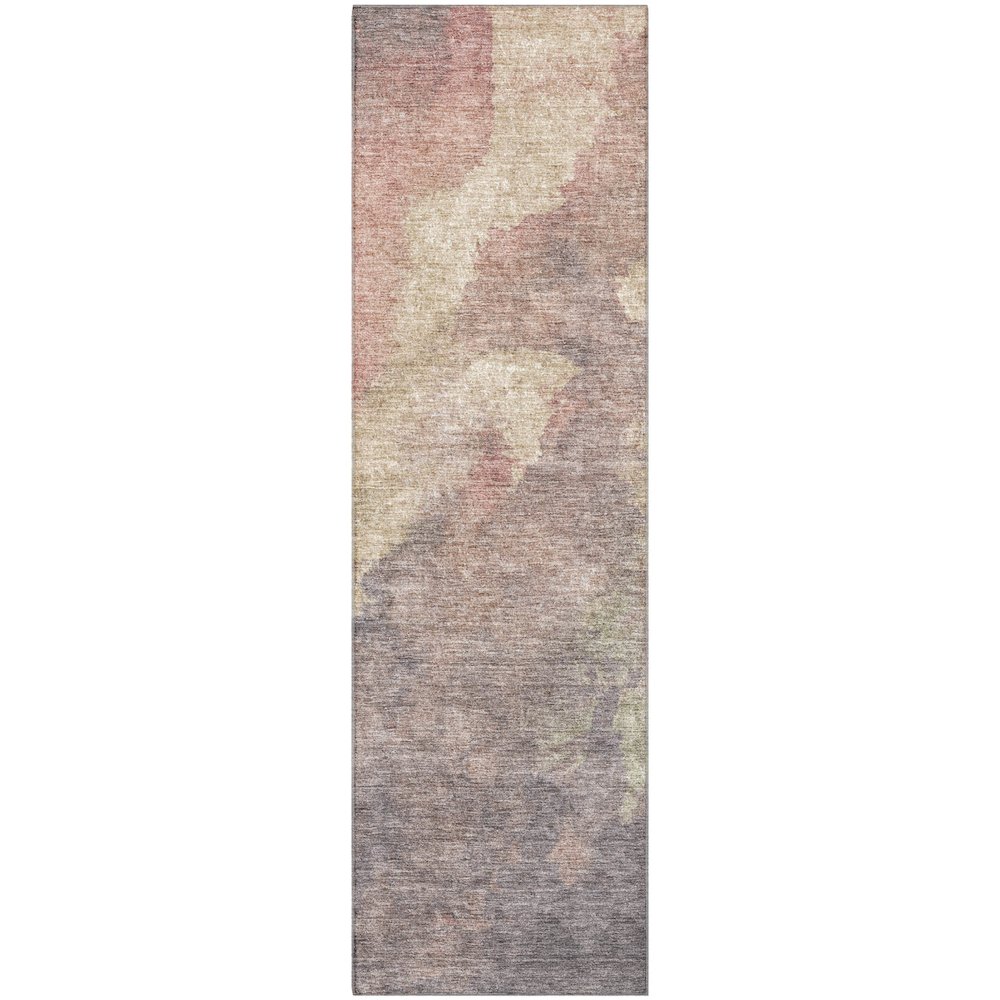 Premium Machine Washable Mayfield AMF1983 Orange 2'3" x 7'6" Runner Rug