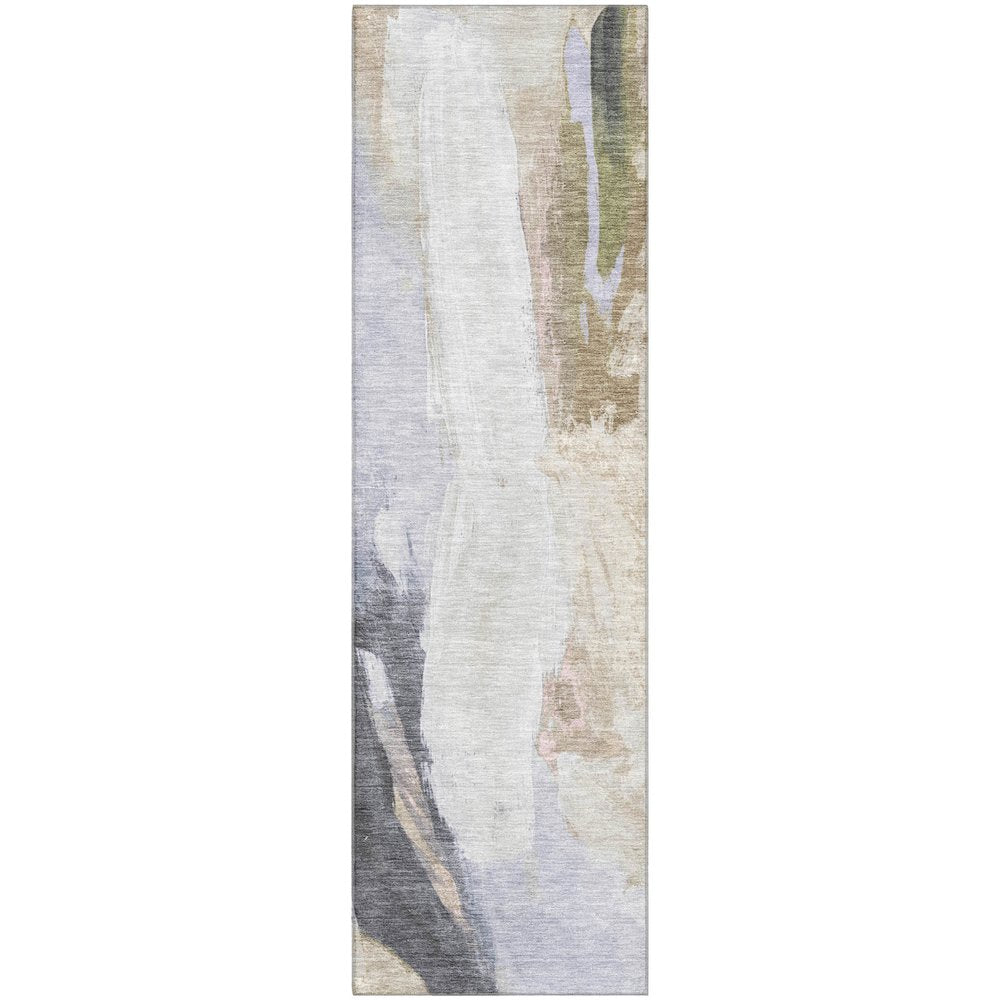 Premium Machine Washable Mayfield AMF1987 Ivory 2'3" x 7'6" Runner Rug