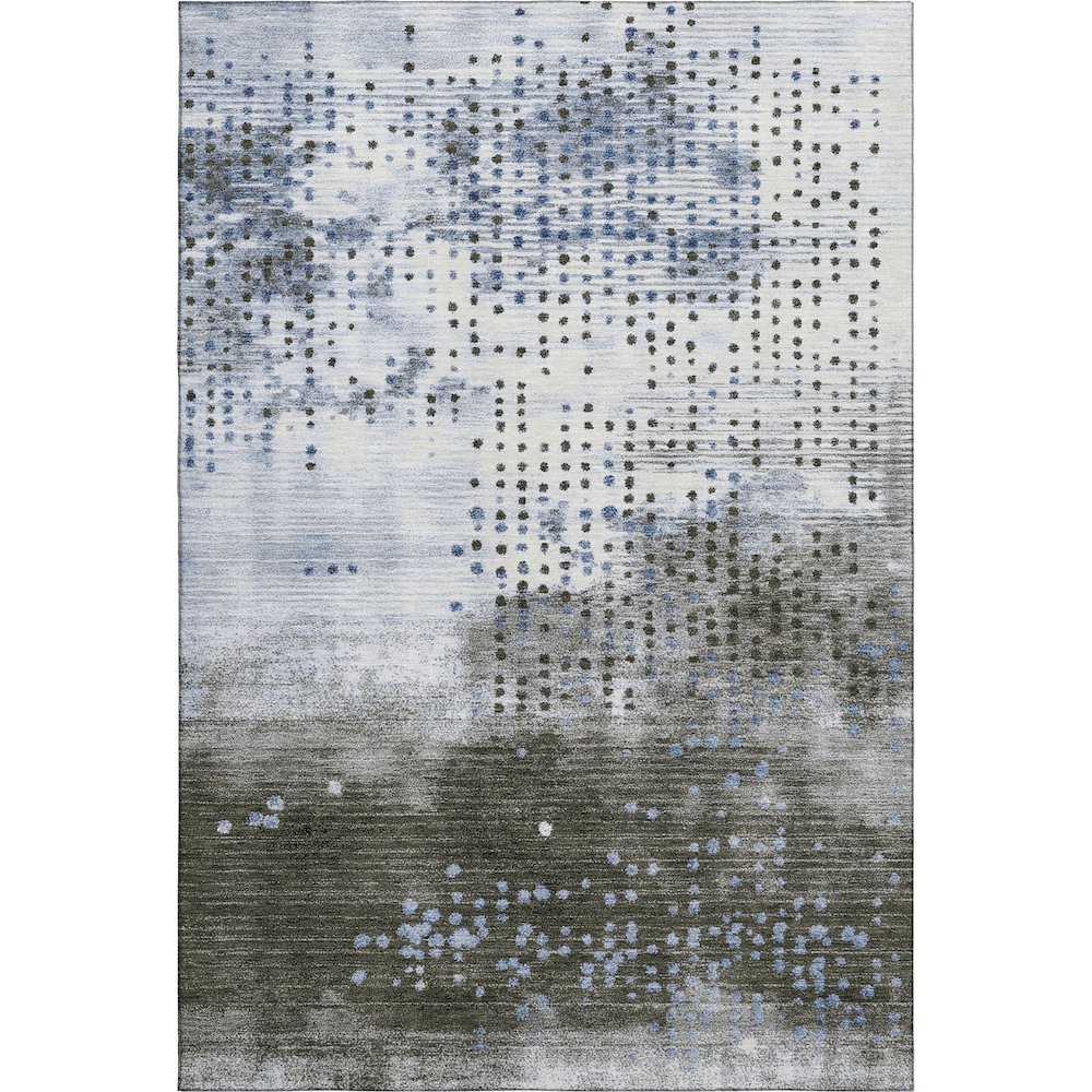 Premium Machine Washable Mayfield AMF1995 Blue 3' x 5' Rug