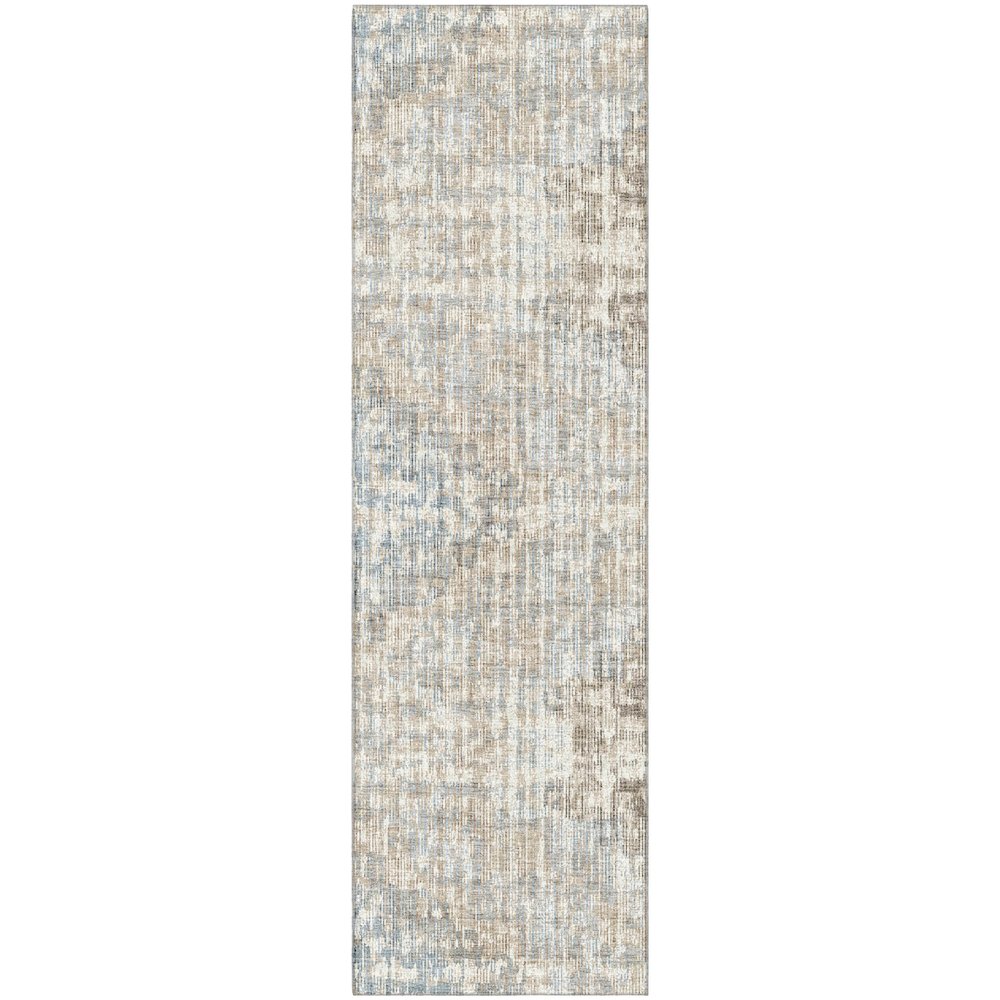 Premium Machine Washable Mayfield AMF1996 Ivory 2'3" x 7'6" Runner Rug