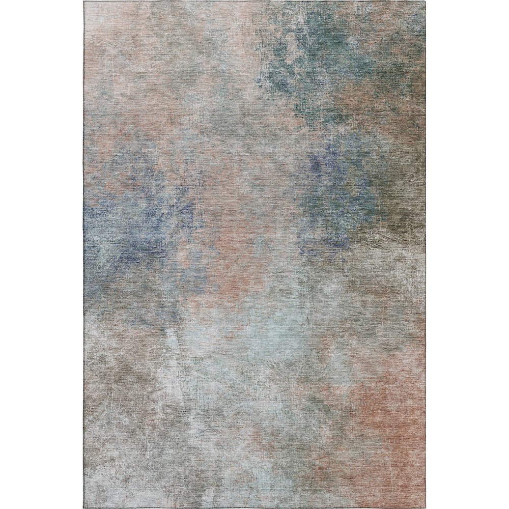 Premium Machine Washable Mayfield AMF1999 Orange 3' x 5' Rug