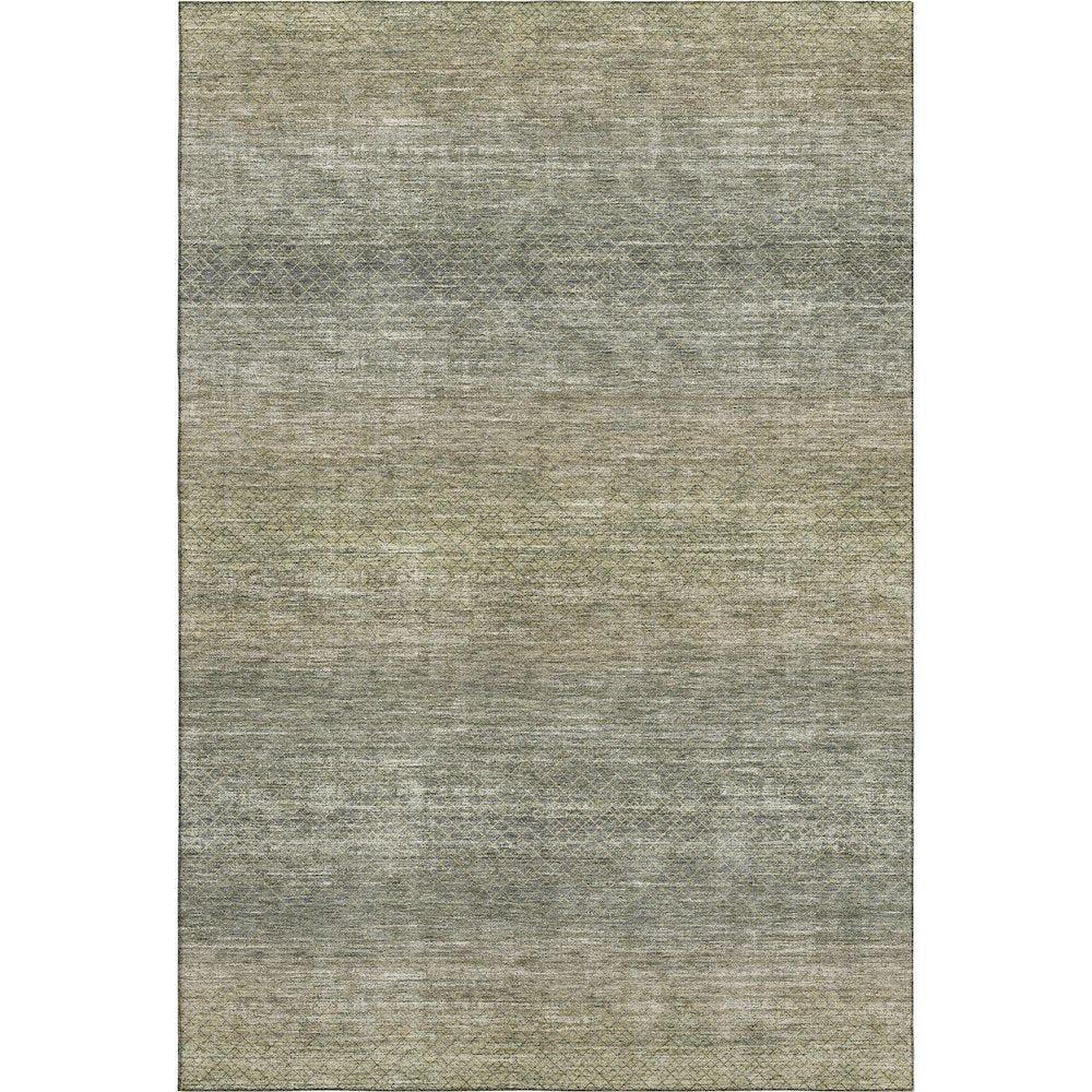 Premium Machine Washable Mayfield AMF2005 Green 3' x 5' Rug