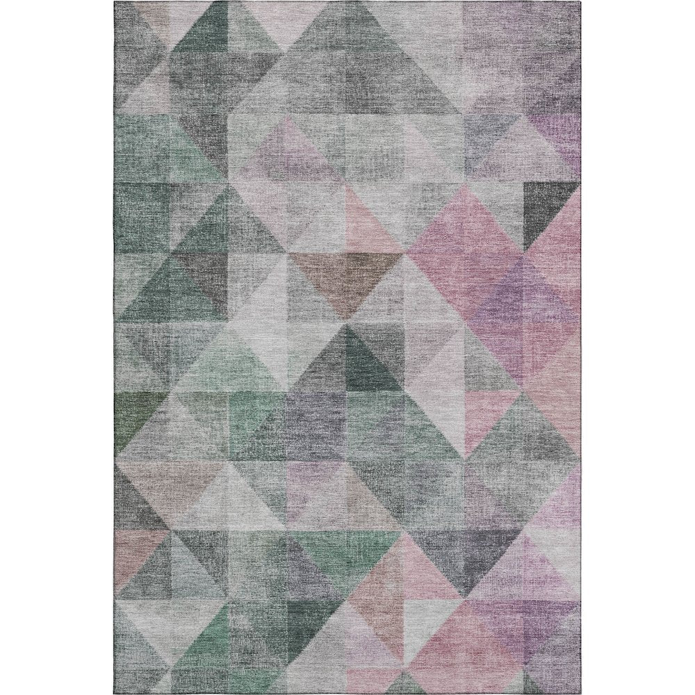 Premium Machine Washable Mayfield AMF2006 Pink 3' x 5' Rug