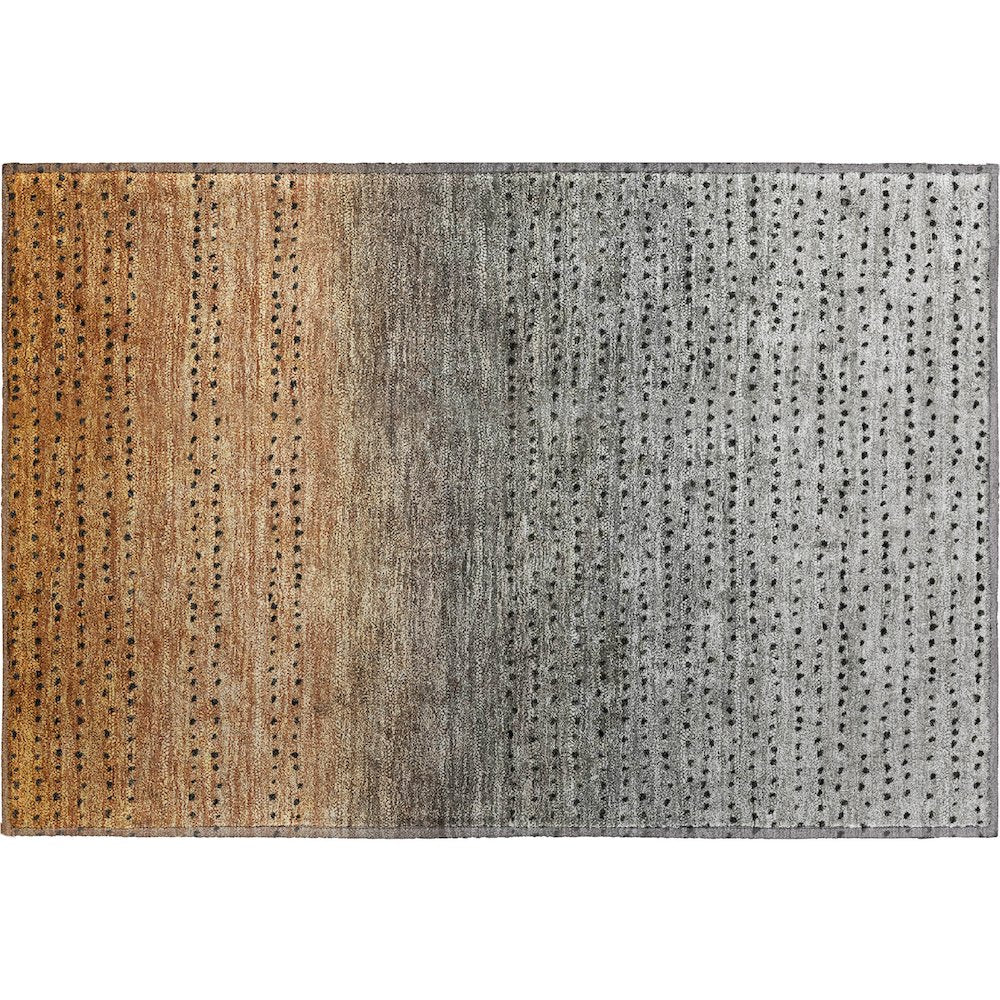 Premium Machine Washable Mayfield AMF2009 Orange 1'8" x 2'6" Rug