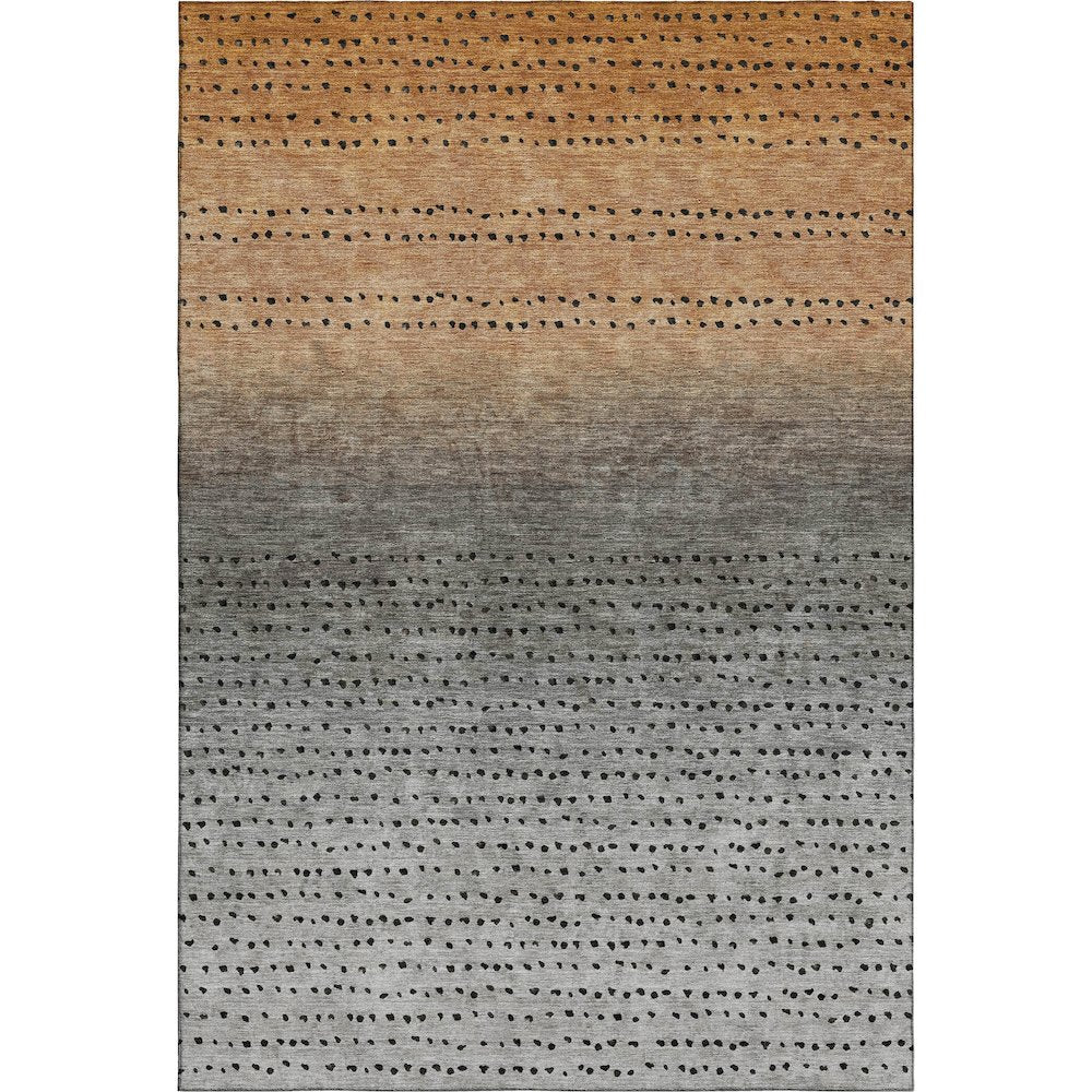 Premium Machine Washable Mayfield AMF2009 Orange 2'6" x 3'10" Rug
