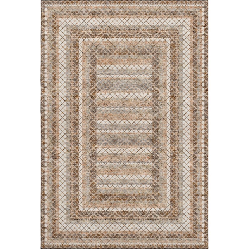 Premium Machine Washable Mayfield AMF2011 Brown 8' x 10' Rug