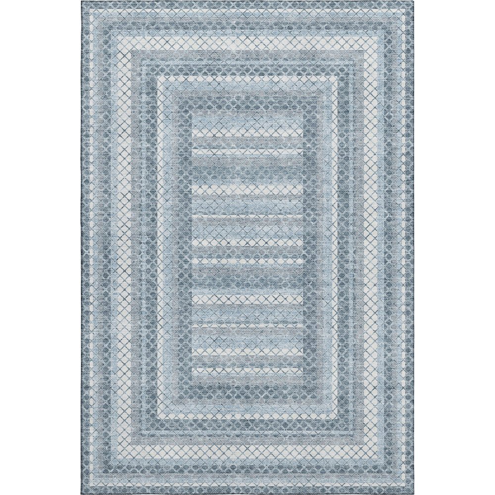 Premium Machine Washable Mayfield AMF2011 Blue 10' x 14' Rug
