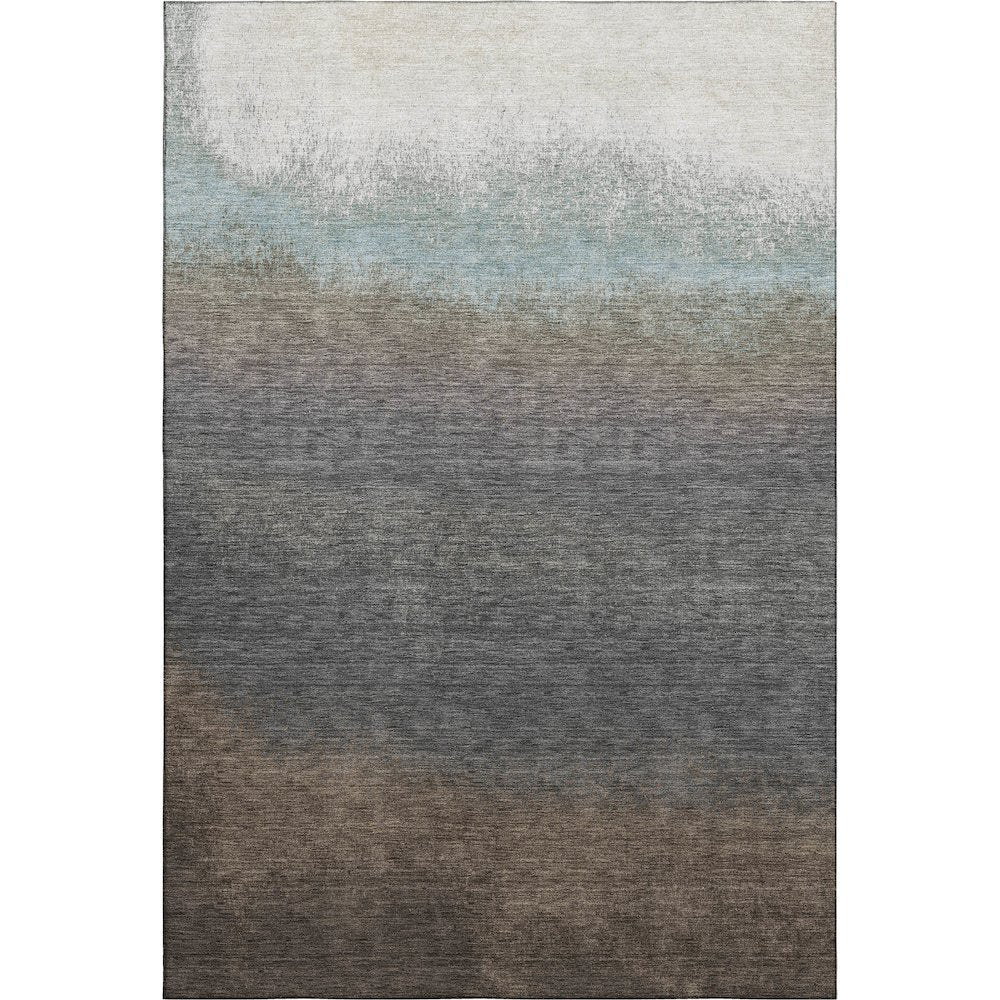 Premium Machine Washable Mayfield AMF2012 Brown 3' x 5' Rug