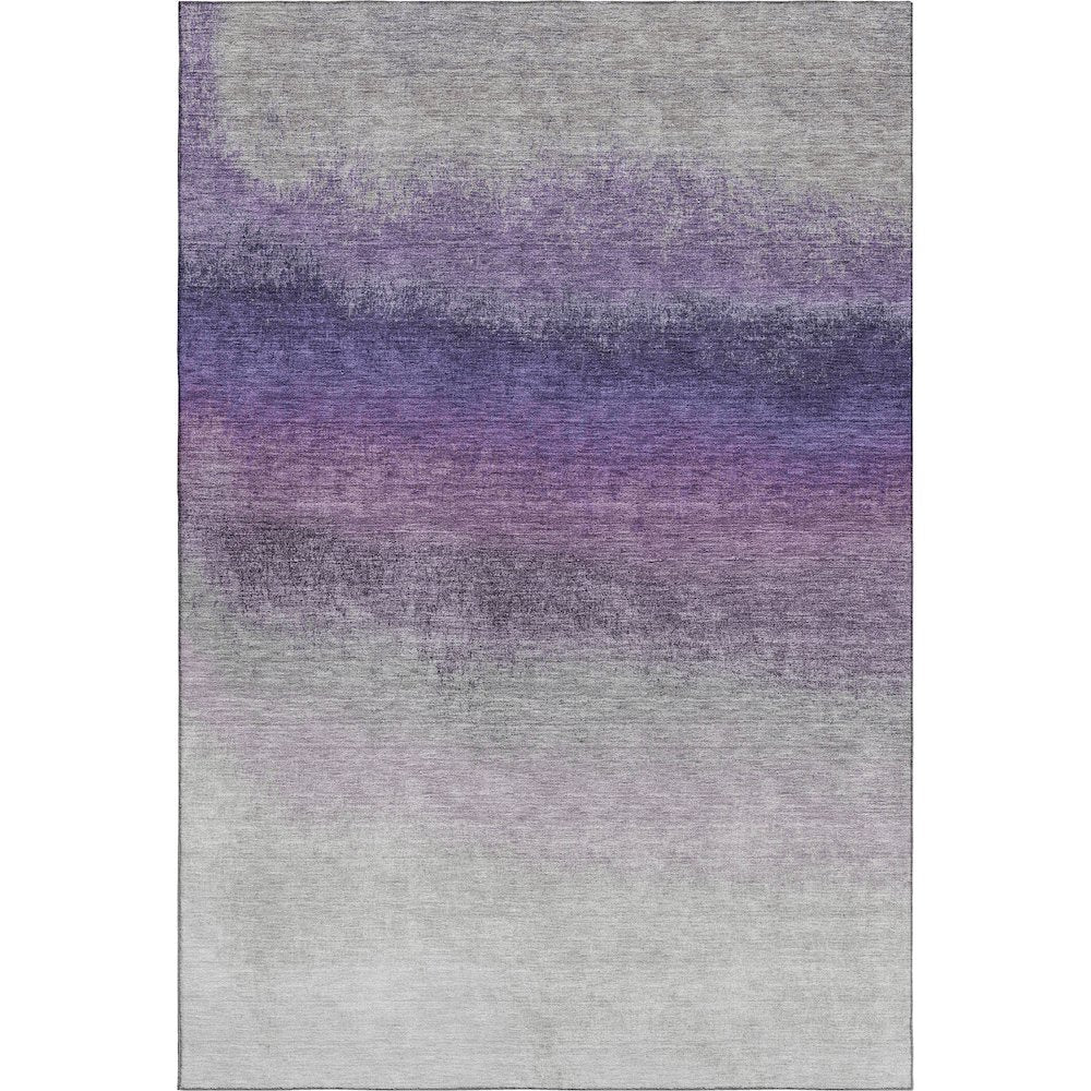 Premium Machine Washable Mayfield AMF2012 Purple 3' x 5' Rug