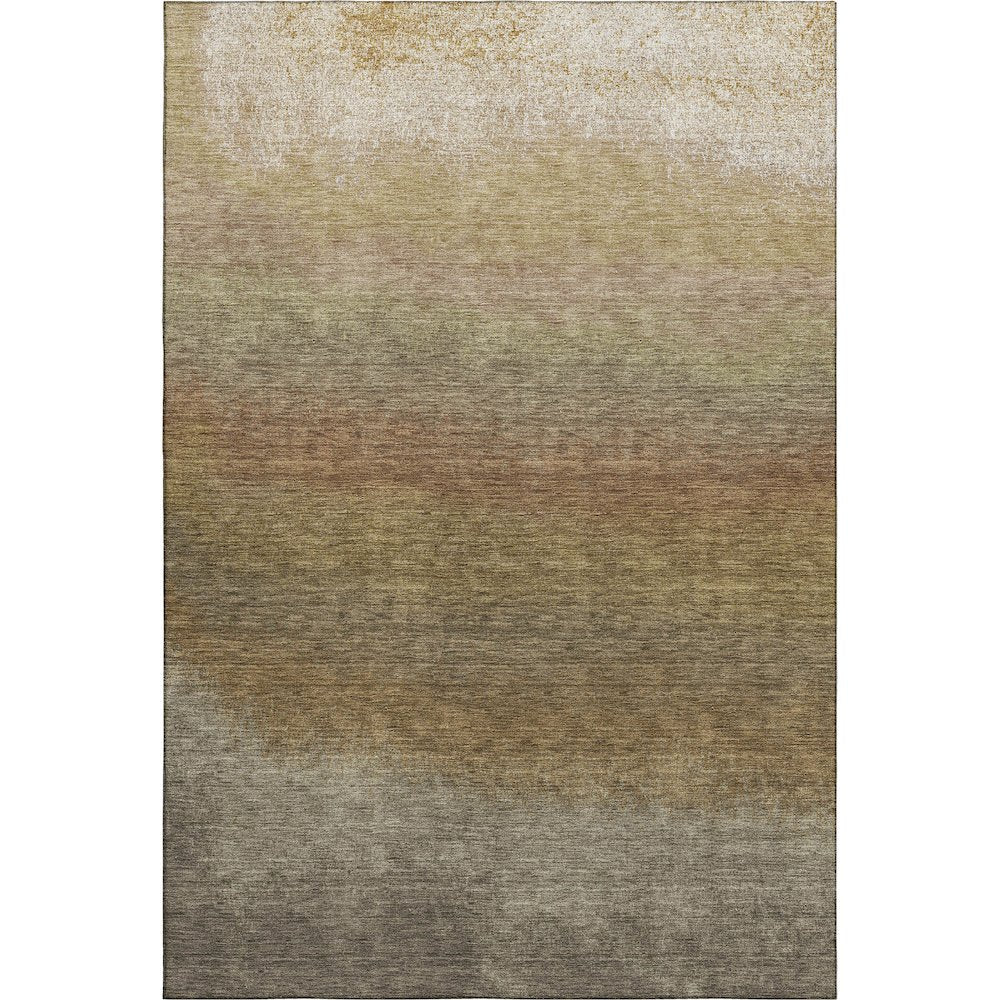 Premium Machine Washable Mayfield AMF2012 Brown 3' x 5' Rug