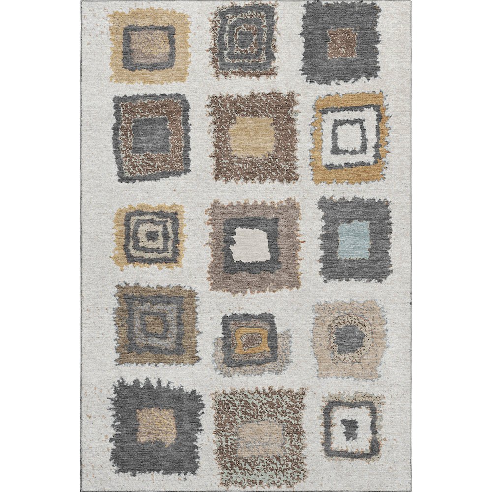 Premium Machine Washable Mayfield AMF2014 Ivory 3' x 5' Rug