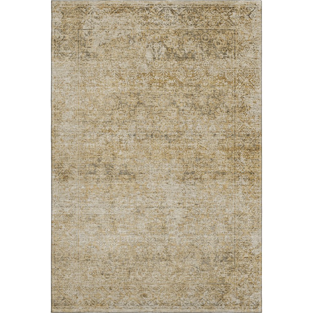 Premium Machine Washable Mayfield AMF2103 Orange 8' x 10' Rug