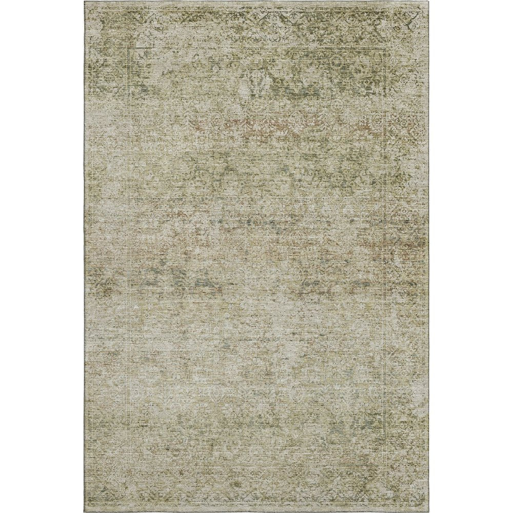 Premium Machine Washable Mayfield AMF2103 Green 3' x 5' Rug