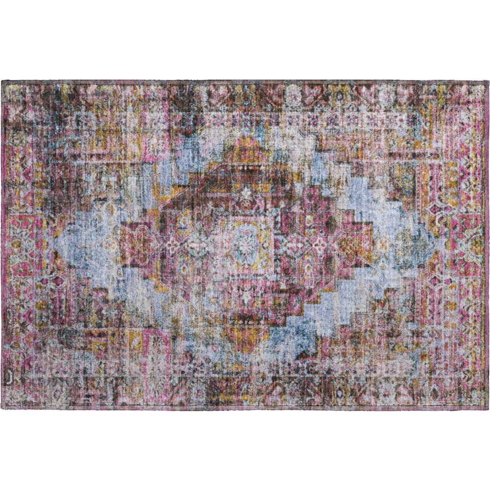 Premium Machine Washable Mayfield AMF2139 Pink 1'8" x 2'6" Rug