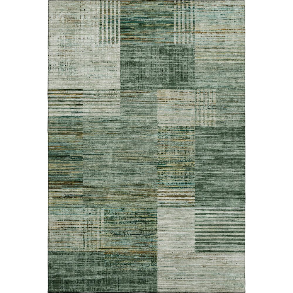 Premium Machine Washable Mayfield AMF2149 Teal 5' x 7'6" Rug