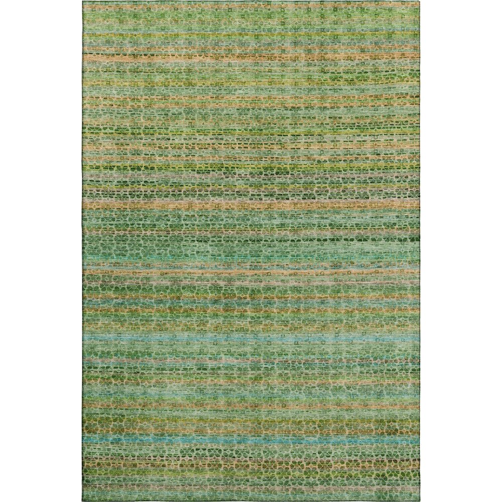 Premium Machine Washable Mayfield AMF2155 Teal 5' x 7'6" Rug