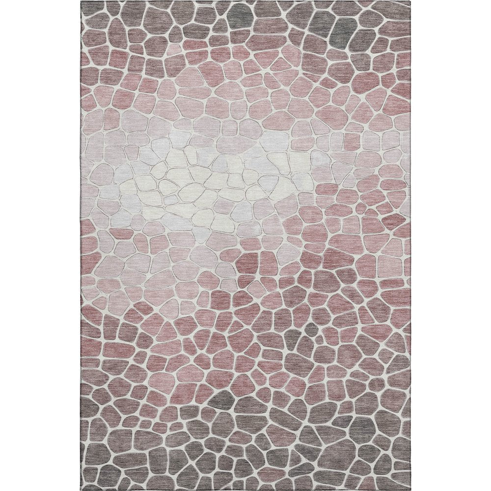 Premium Machine Washable Mayfield AMF2190 Pink 5' x 7'6" Rug