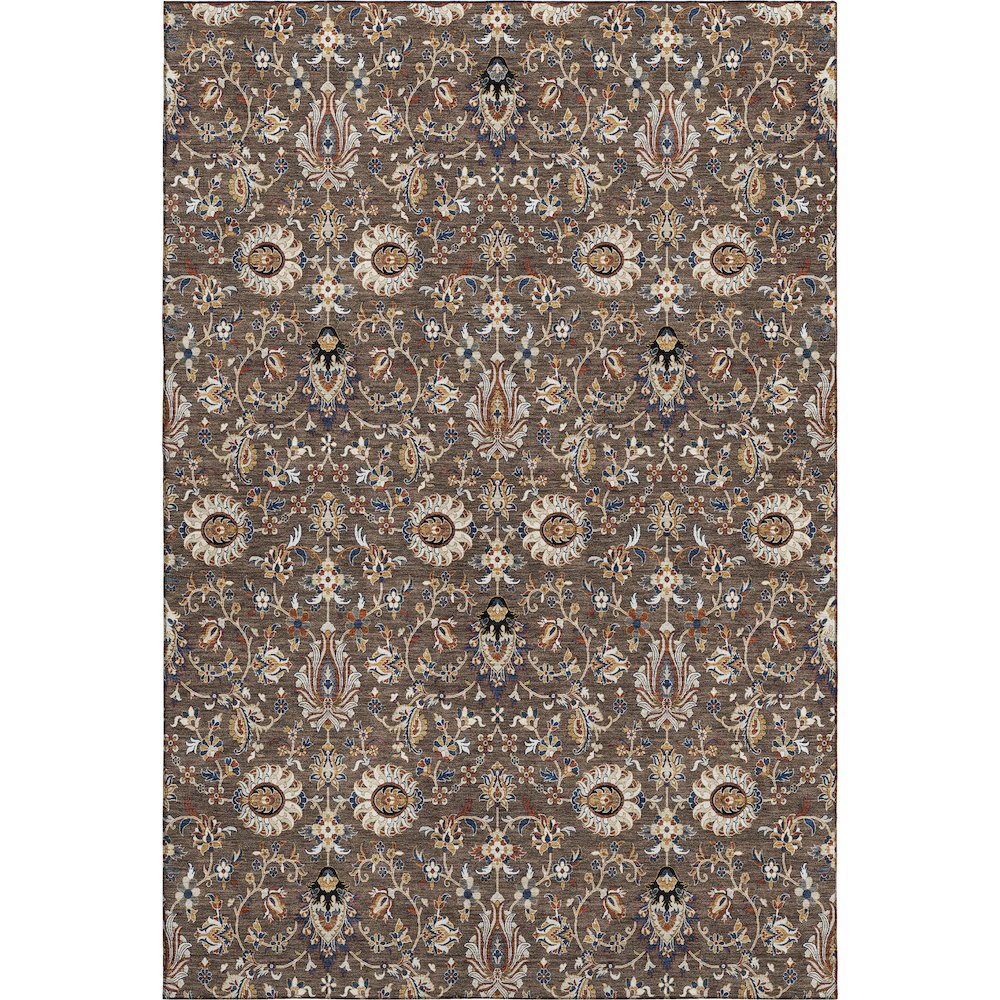 Premium Machine Washable Mayfield AMF2192 Brown 5' x 7'6" Rug