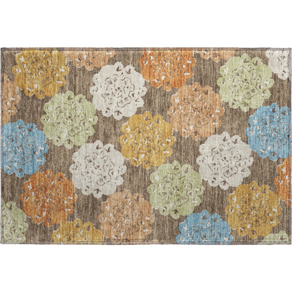 Premium Machine Washable Mayfield AMF2353 Brown 1'8" x 2'6" Rug