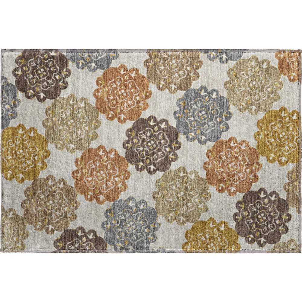 Premium Machine Washable Mayfield AMF2353 Multi 1'8" x 2'6" Rug