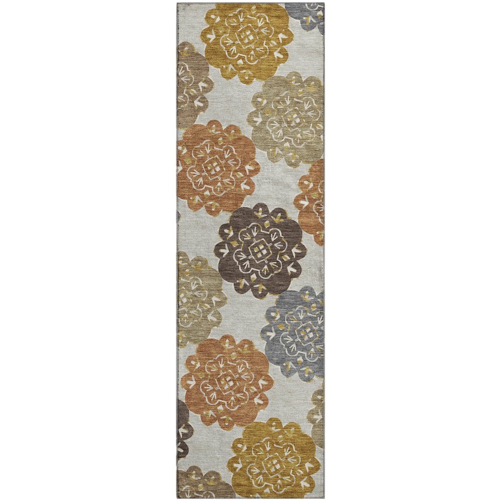 Premium Machine Washable Mayfield AMF2353 Multi 2'3" x 7'6" Runner Rug