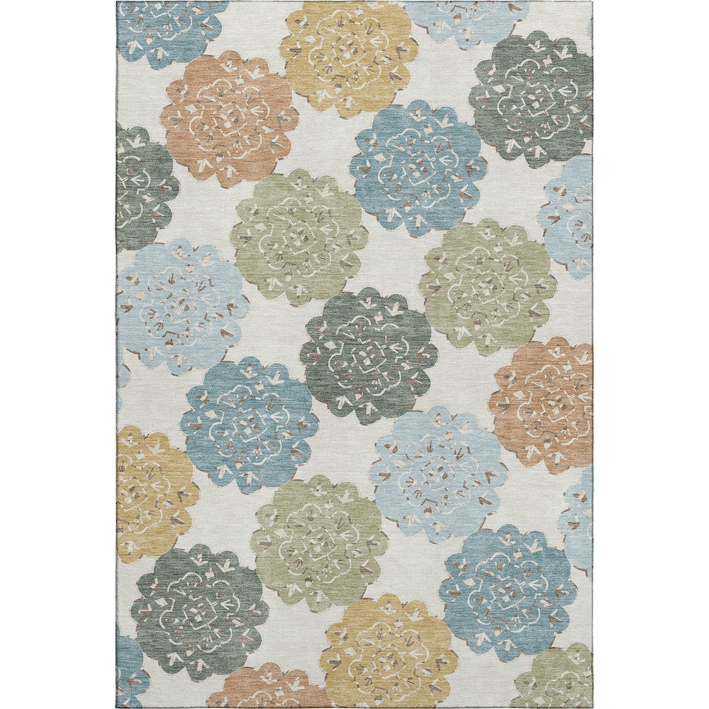 Premium Machine Washable Mayfield AMF2353 Multi 5' x 7'6" Rug