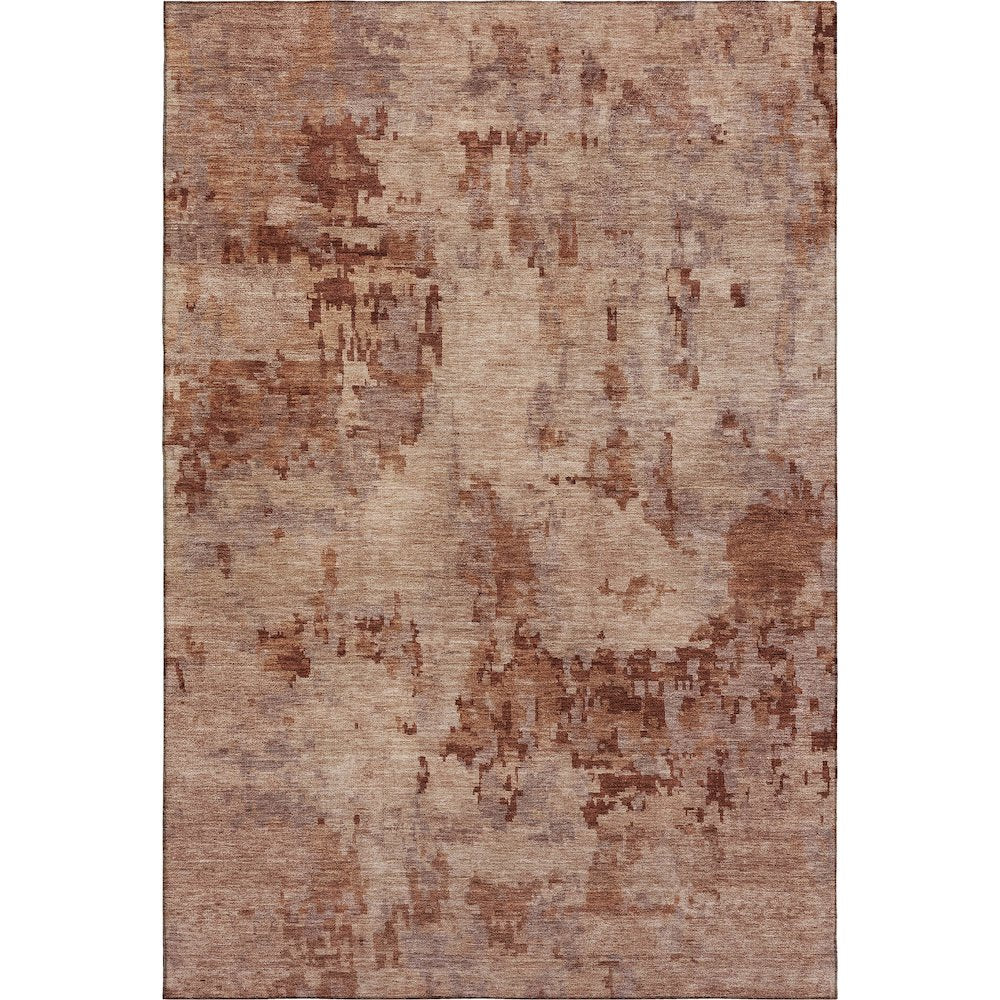 Premium Machine Washable Mayfield AMF2360 Orange 5' x 7'6" Rug