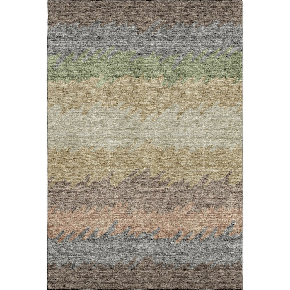 Premium Machine Washable Mayfield AMF736 Chocolate 3' x 5' Rug