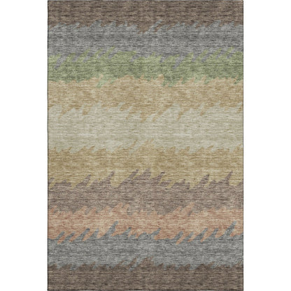 Premium Machine Washable Mayfield AMF736 Chocolate 3' x 5' Rug