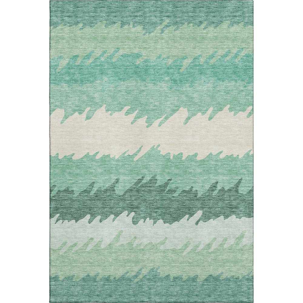 Premium Machine Washable Mayfield AMF736 Sage 2'6" x 3'10" Rug