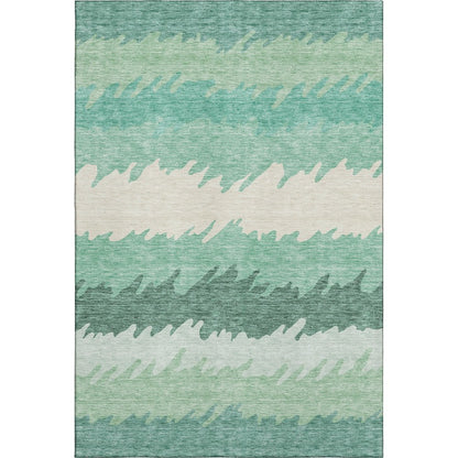 Premium Machine Washable Mayfield AMF736 Sage 2'6" x 3'10" Rug