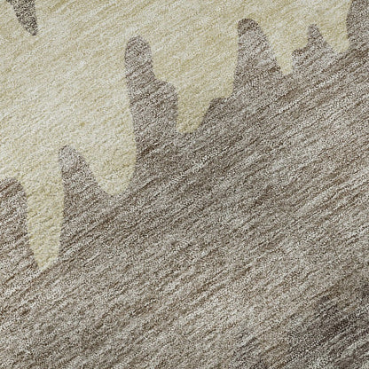 Premium Machine Washable Mayfield AMF736 Taupe 5' x 7'6" Rug