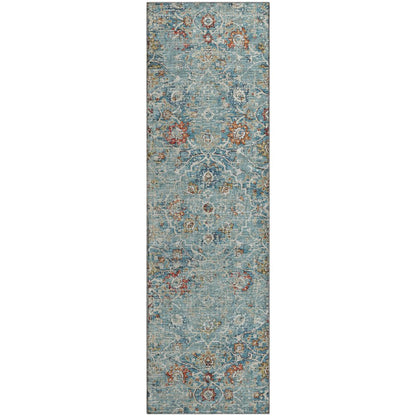 Premium Machine Washable Mayfield  Multi 2'3" x 7'6" Runner Rug