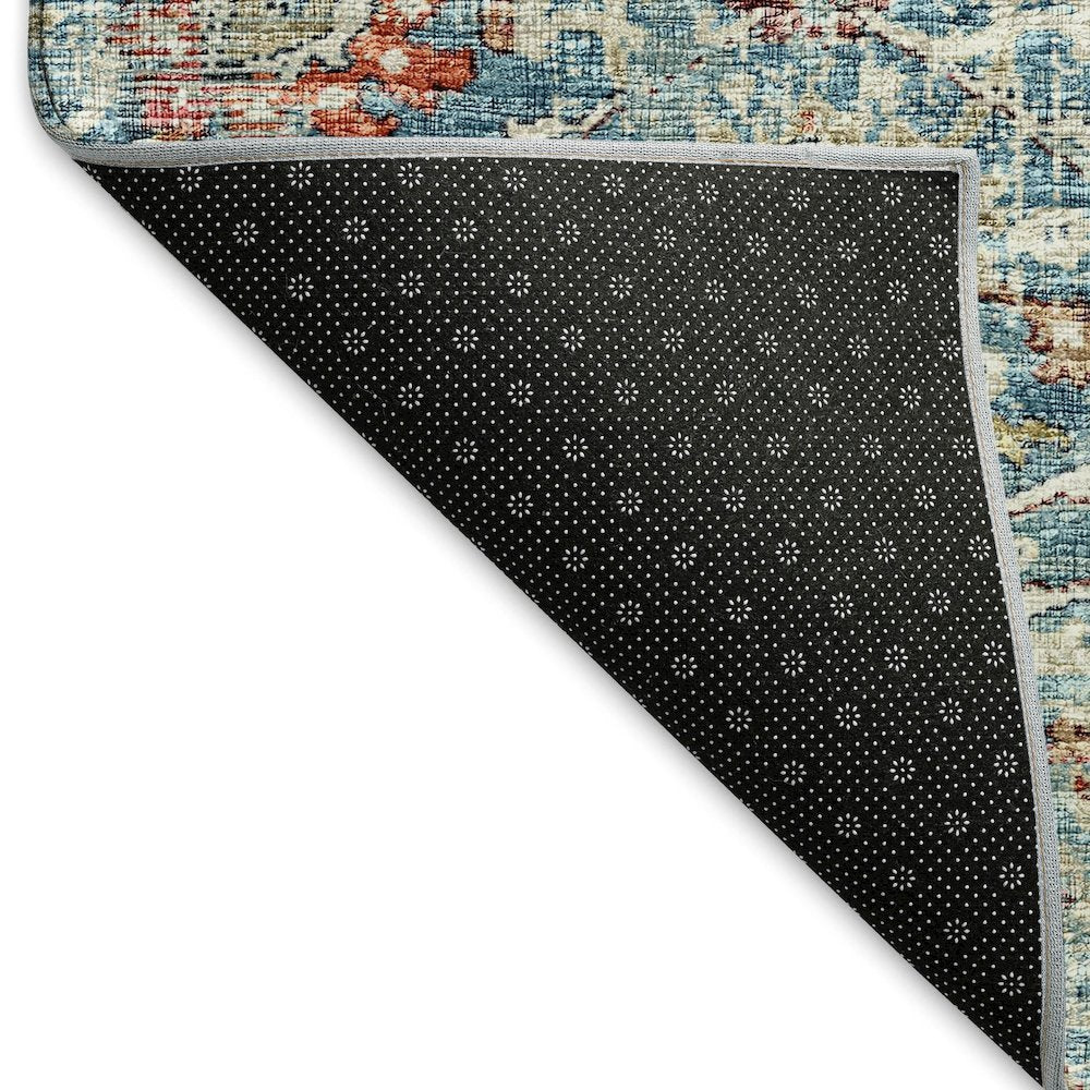 Premium Machine Washable Mayfield  Multi 8' x 8' Round Rug