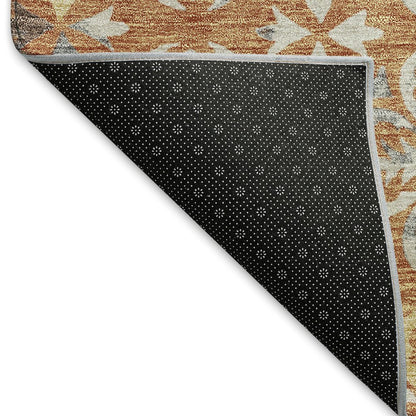 Premium Machine Washable Mayfield AMF930 Copper 2'6" x 3'10" Rug