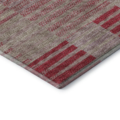 Premium Machine Washable Mayfield AMF954 Garnet 3' x 5' Rug